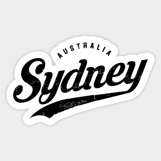 sydney city vintage sport inspired Sticker